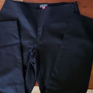 Black side zipper pants